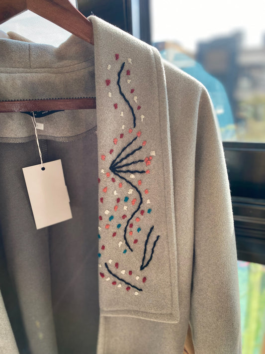 Embroidery Wool Jacket