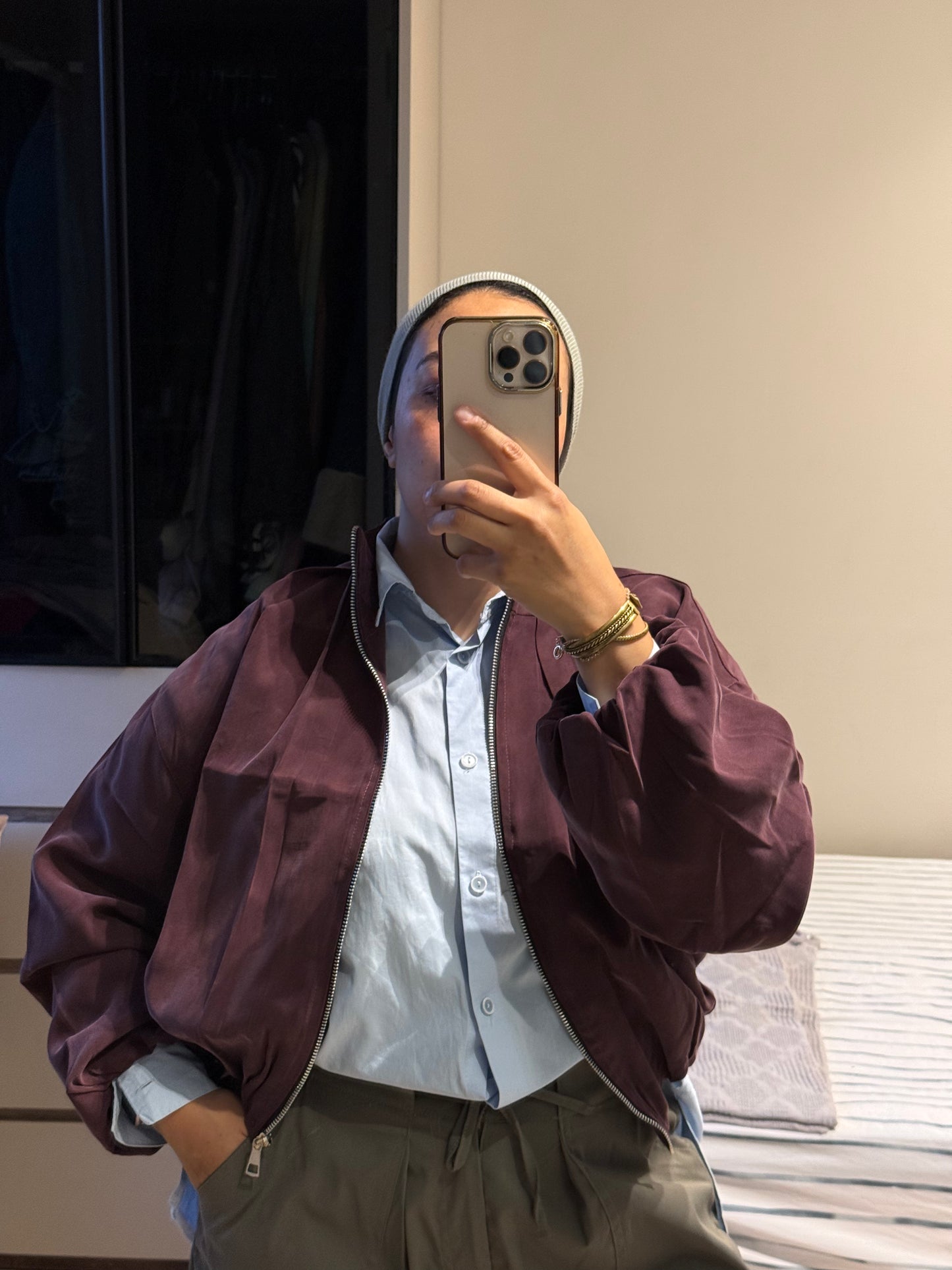 Velvet Touch Balloon Jacket