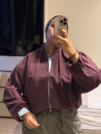 Velvet Touch Balloon Jacket