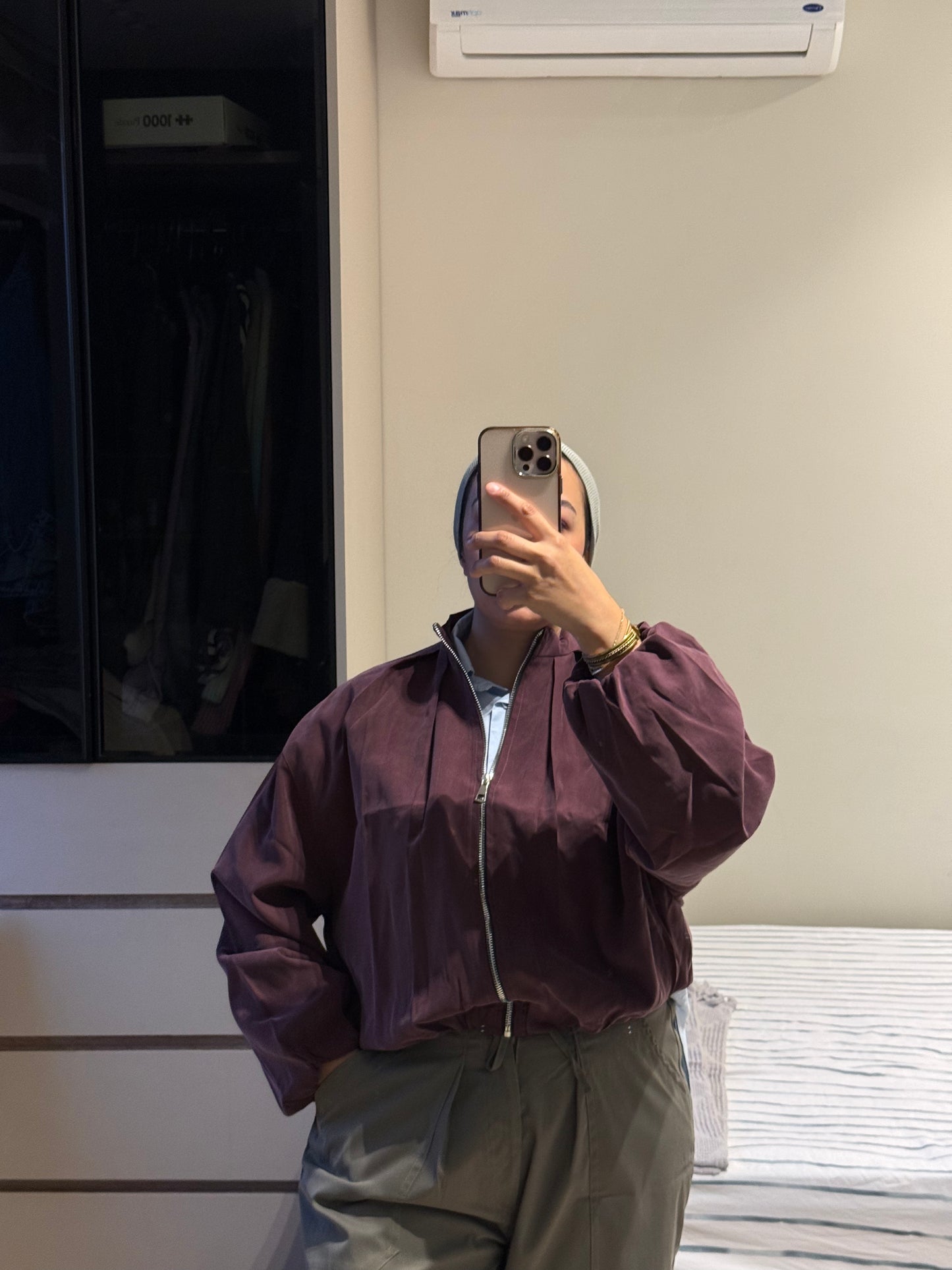Velvet Touch Balloon Jacket