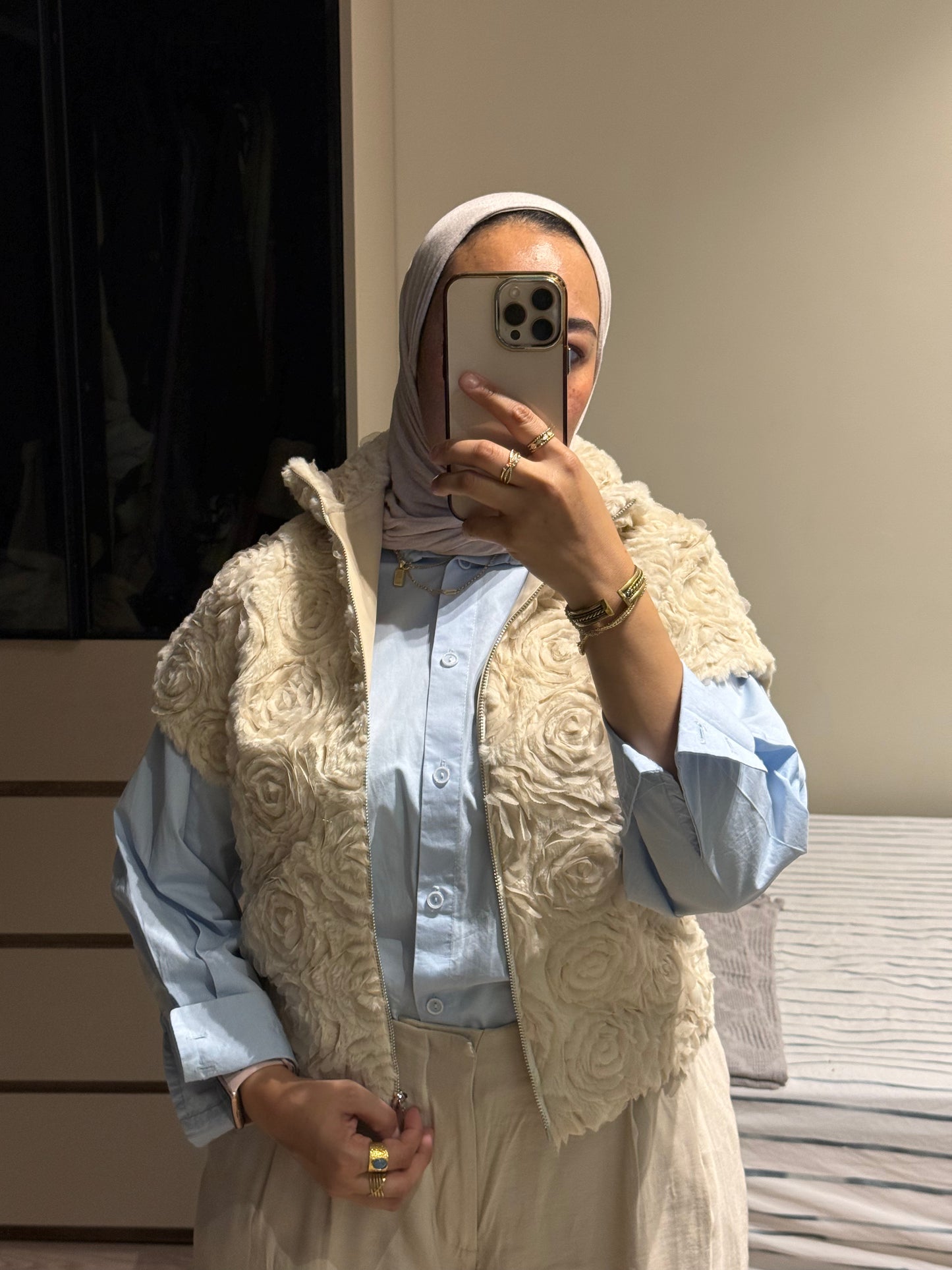 Flori Fur Gilet