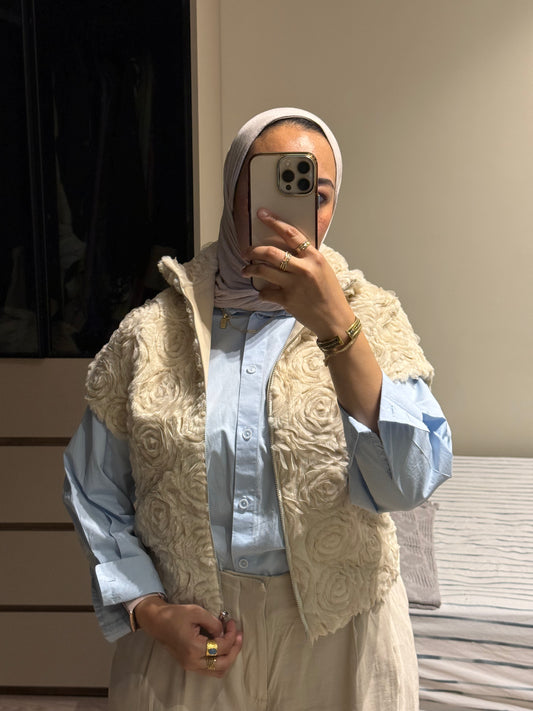 Flori Fur Gilet