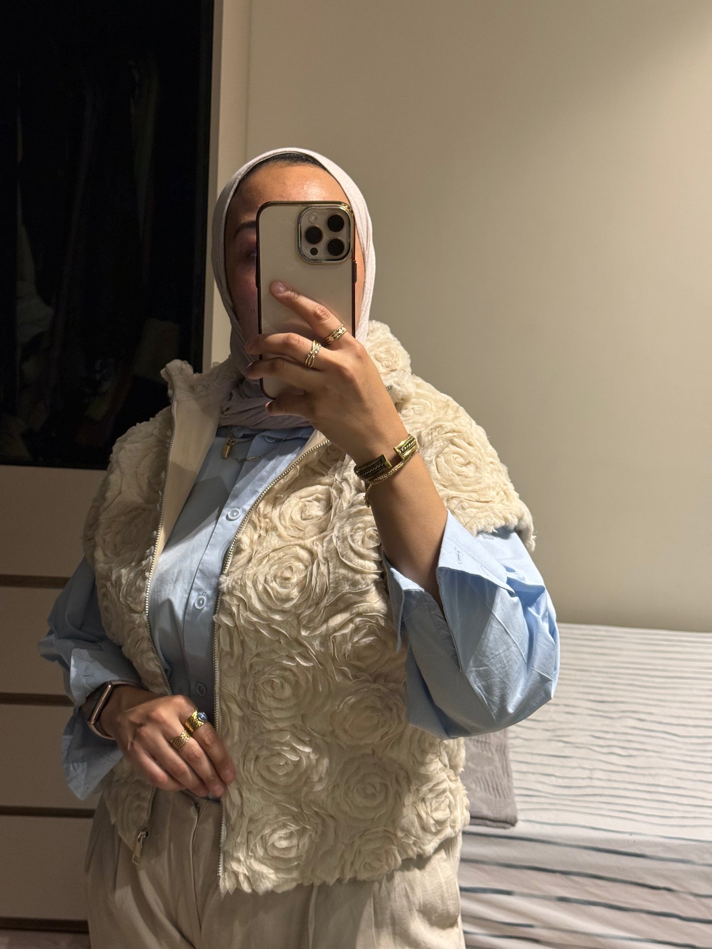 Flori Fur Gilet