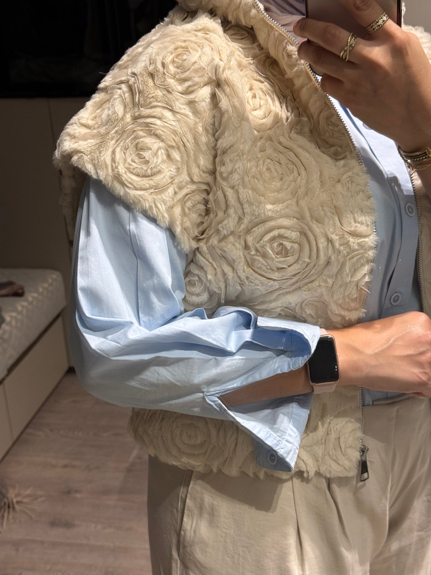 Flori Fur Gilet