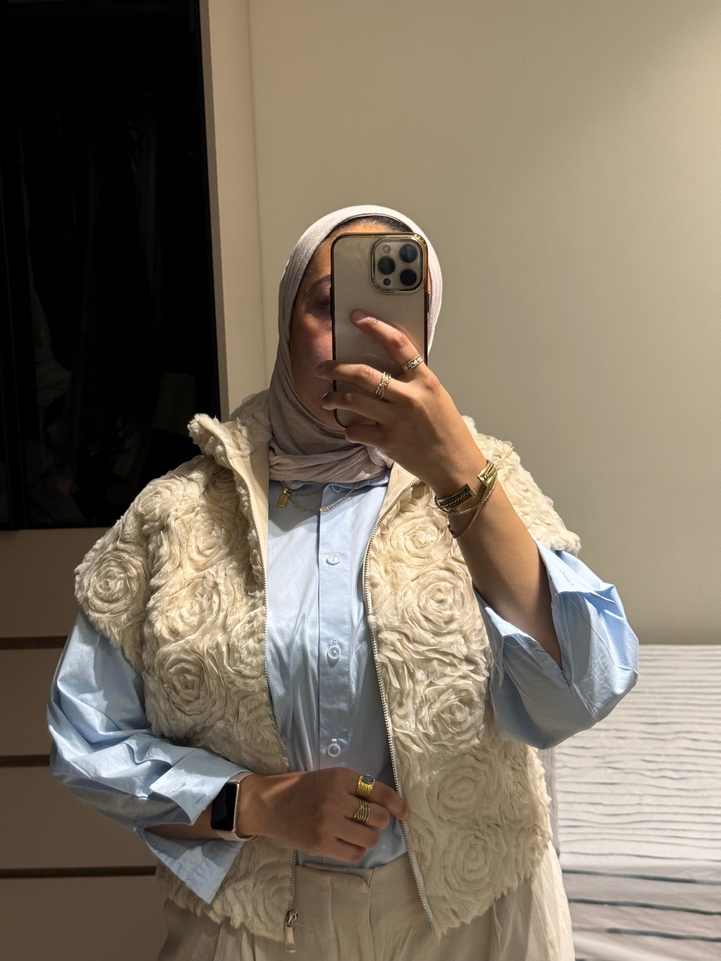 Flori Fur Gilet
