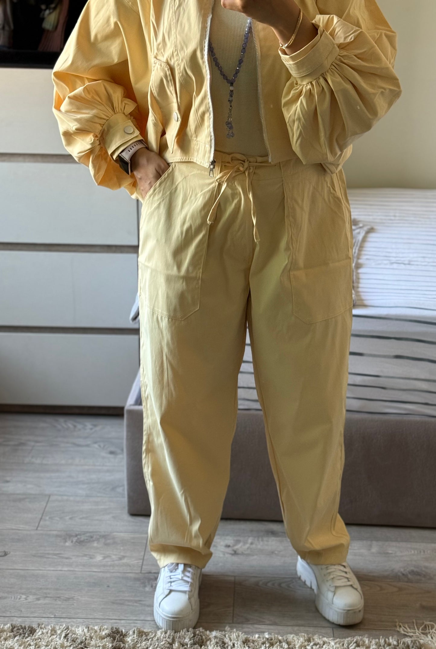 Balloon Gabardine Pants