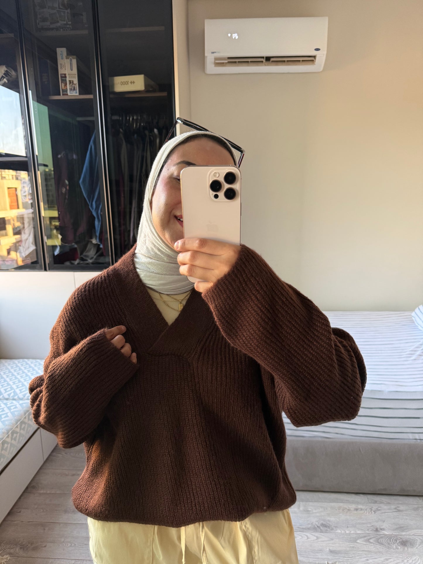 V Neck Oversize Pullover