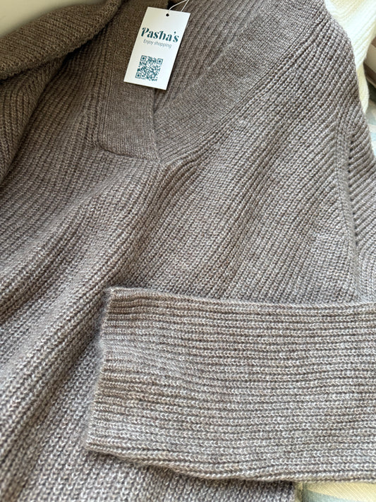 V Neck Oversize Pullover