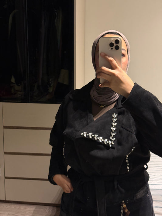 Suede Jewels Jacket
