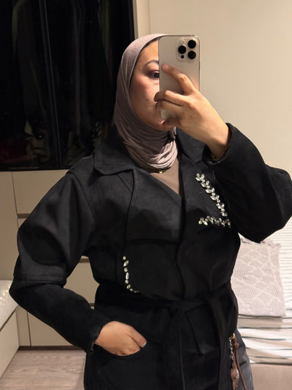 Suede Jewels Jacket