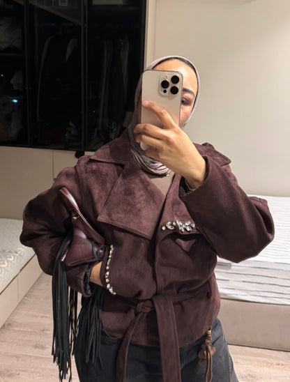Suede Jewels Jacket