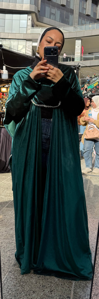 Velvet Shal Abaya