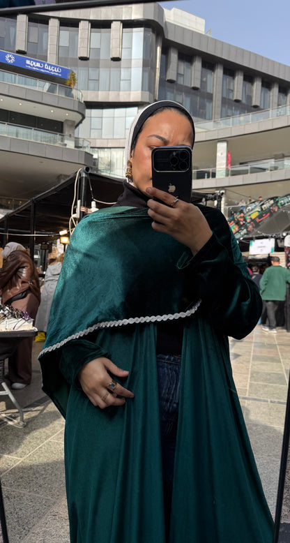 Velvet Shal Abaya