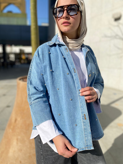 Diamond Denim Jacket