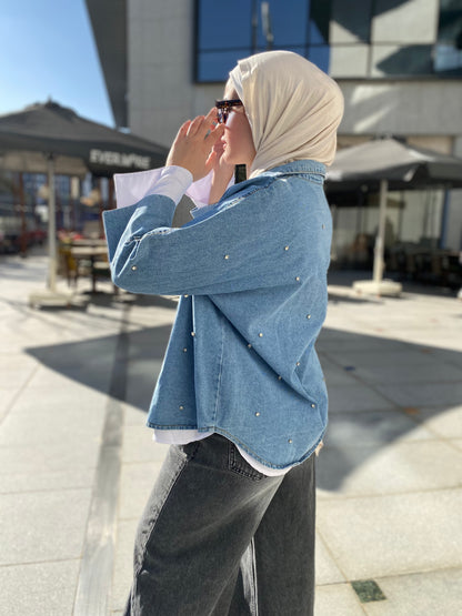 Diamond Denim Jacket