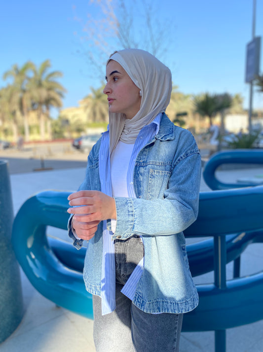 Oversized Denim Chemise