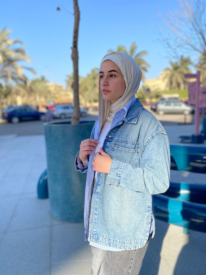 Oversized Denim Chemise