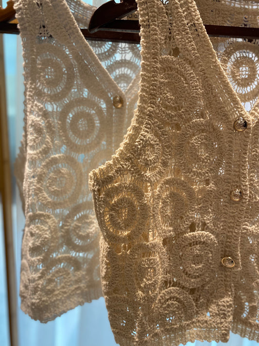 Gold Buttoned Vest