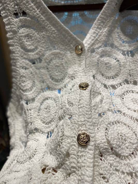 Gold Buttoned Vest