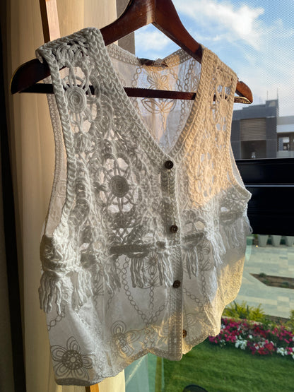 Embroidered Cut Blouse