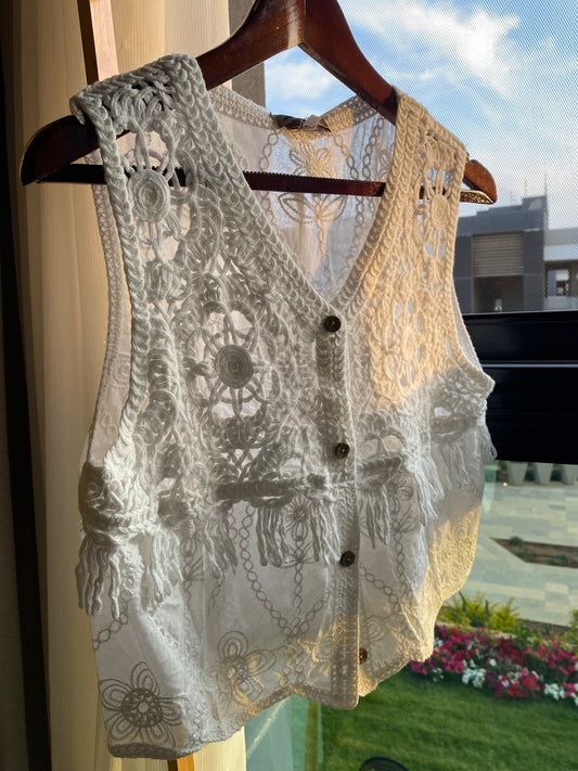 Embroidered Cut Blouse