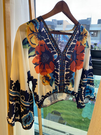 Soft Cropped Blouse
