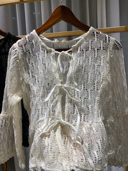 Love Bows Knit Blouse