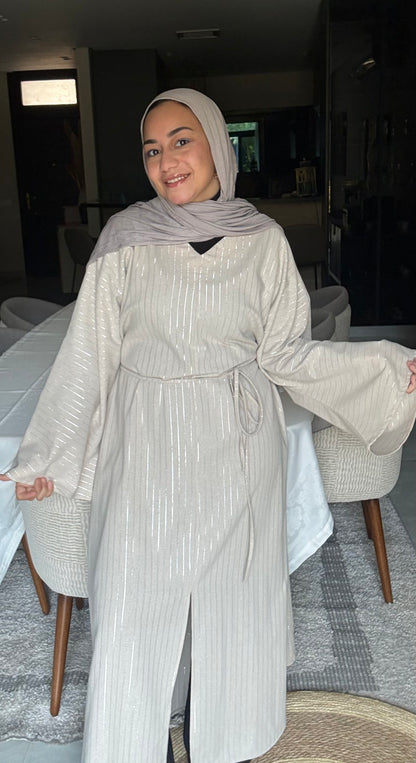 Pure Linen Abaya Dress