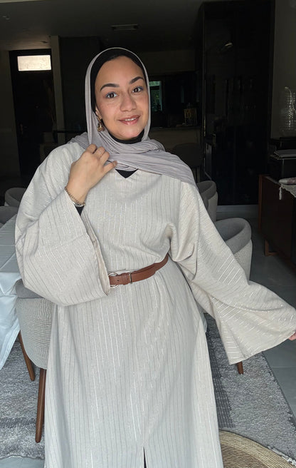 Pure Linen Abaya Dress