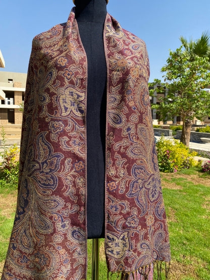 Golden Kashmir Shawl