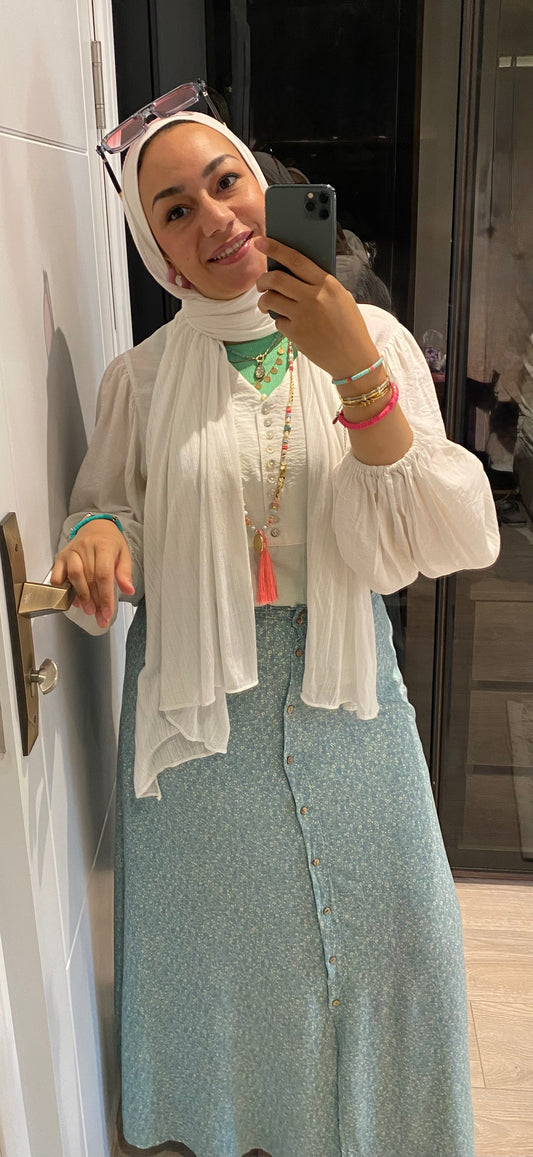 Summer Buttoned Skirt