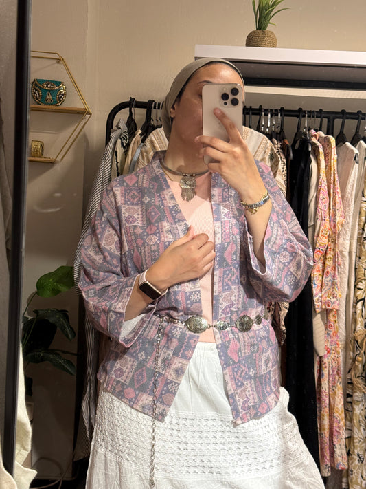 Mesh Short Cardigan