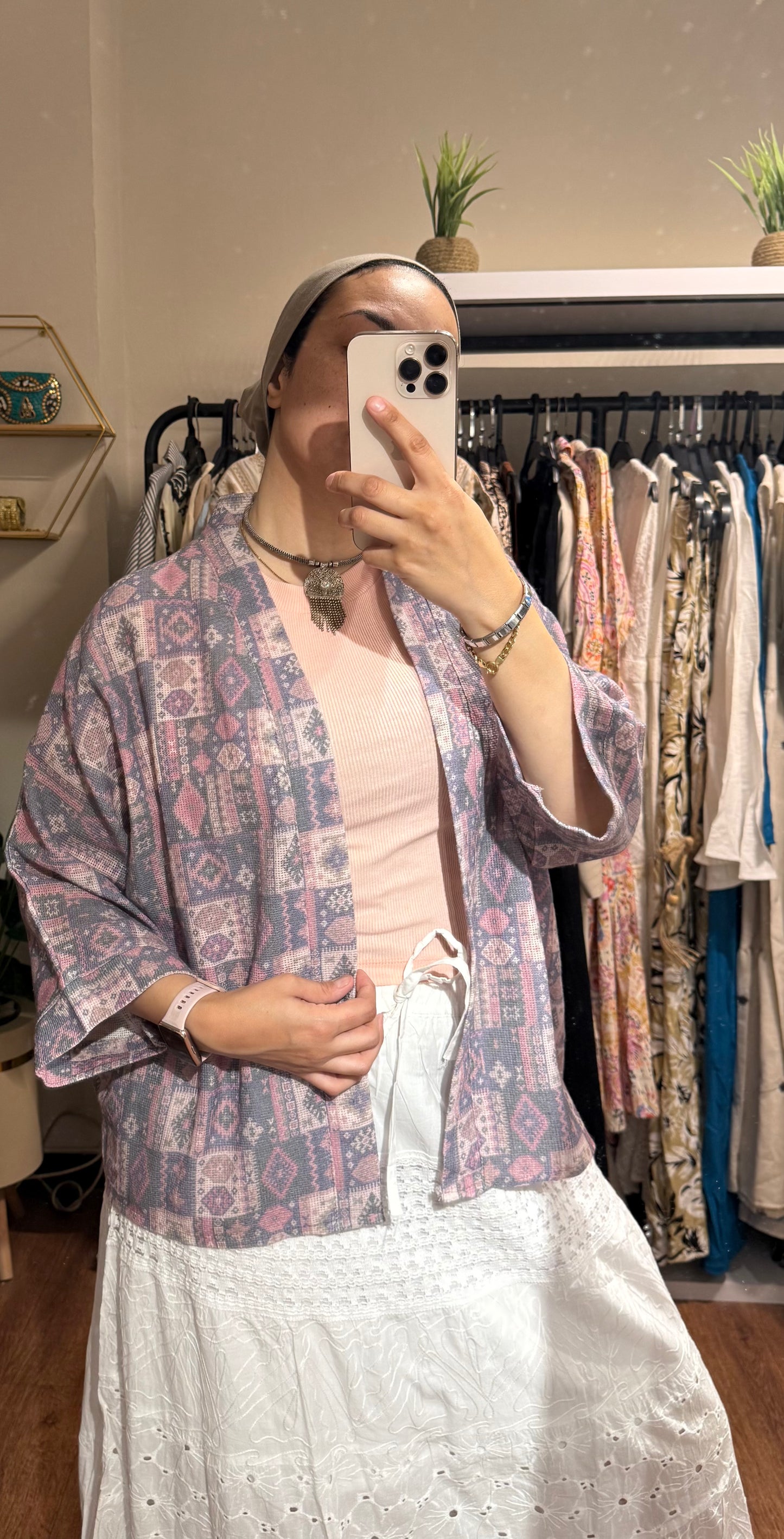 Mesh Short Cardigan