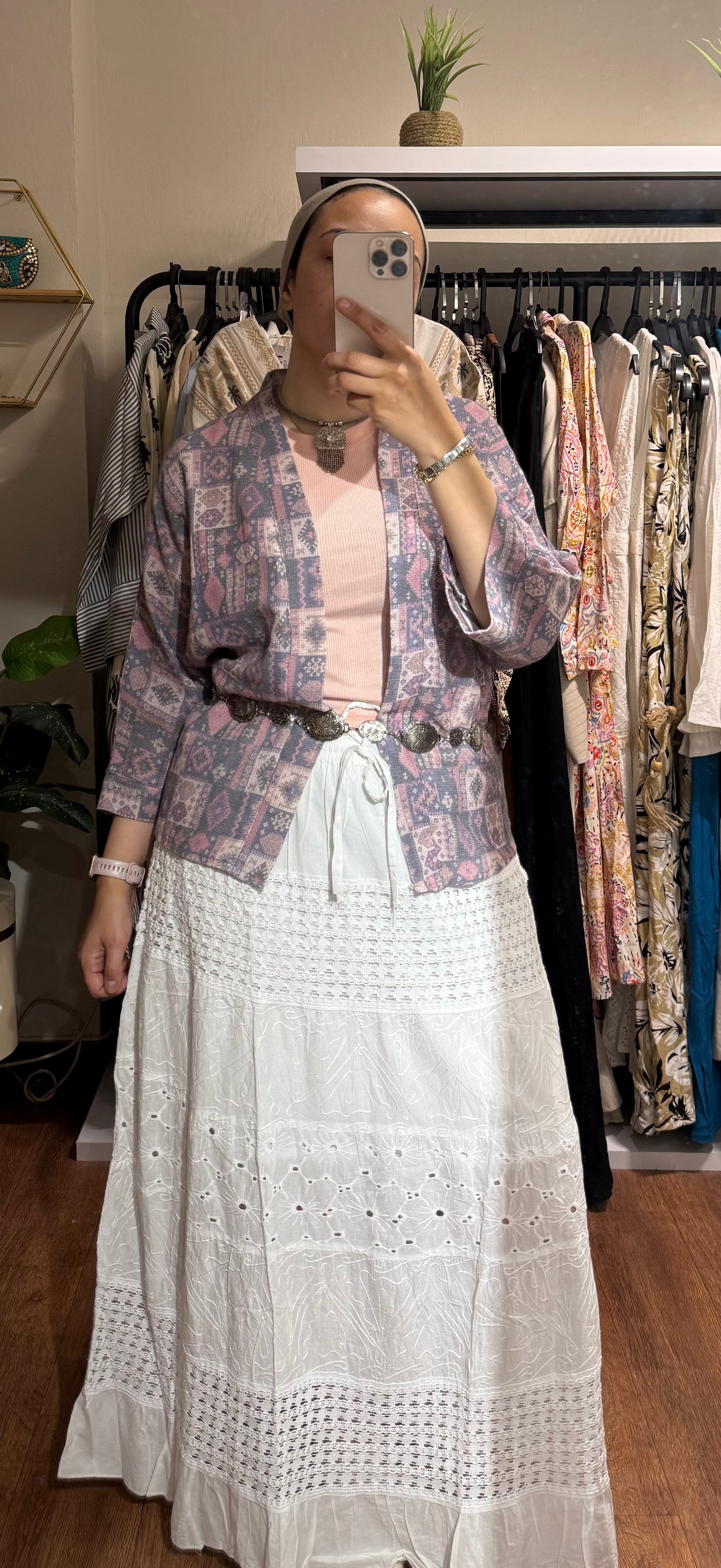 Mesh Short Cardigan