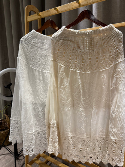 Boho crochet skirt