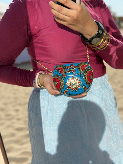 Small Natural Stones Indian Bag