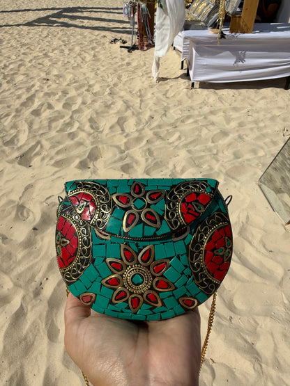 Small Natural Stones Indian Bag