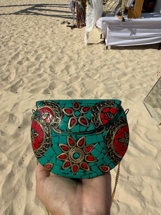 Small Natural Stones Indian Bag