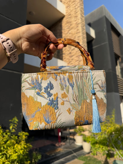 Canvas Floral Bag