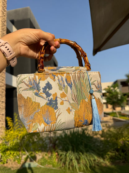 Canvas Floral Bag