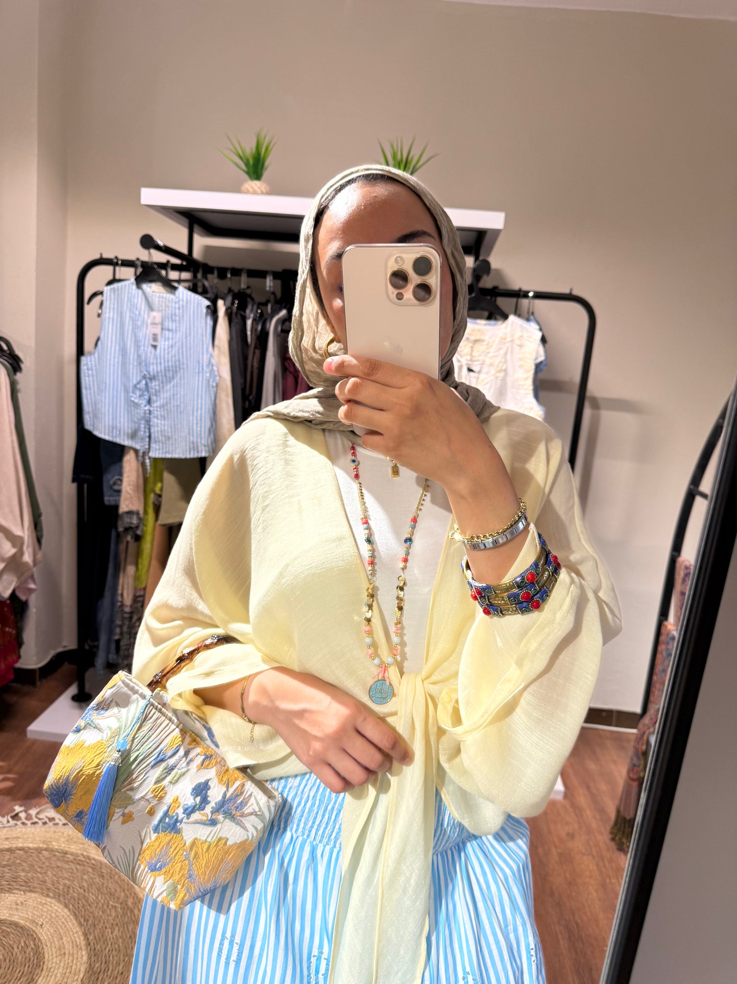 Flowy Wrap Blouse