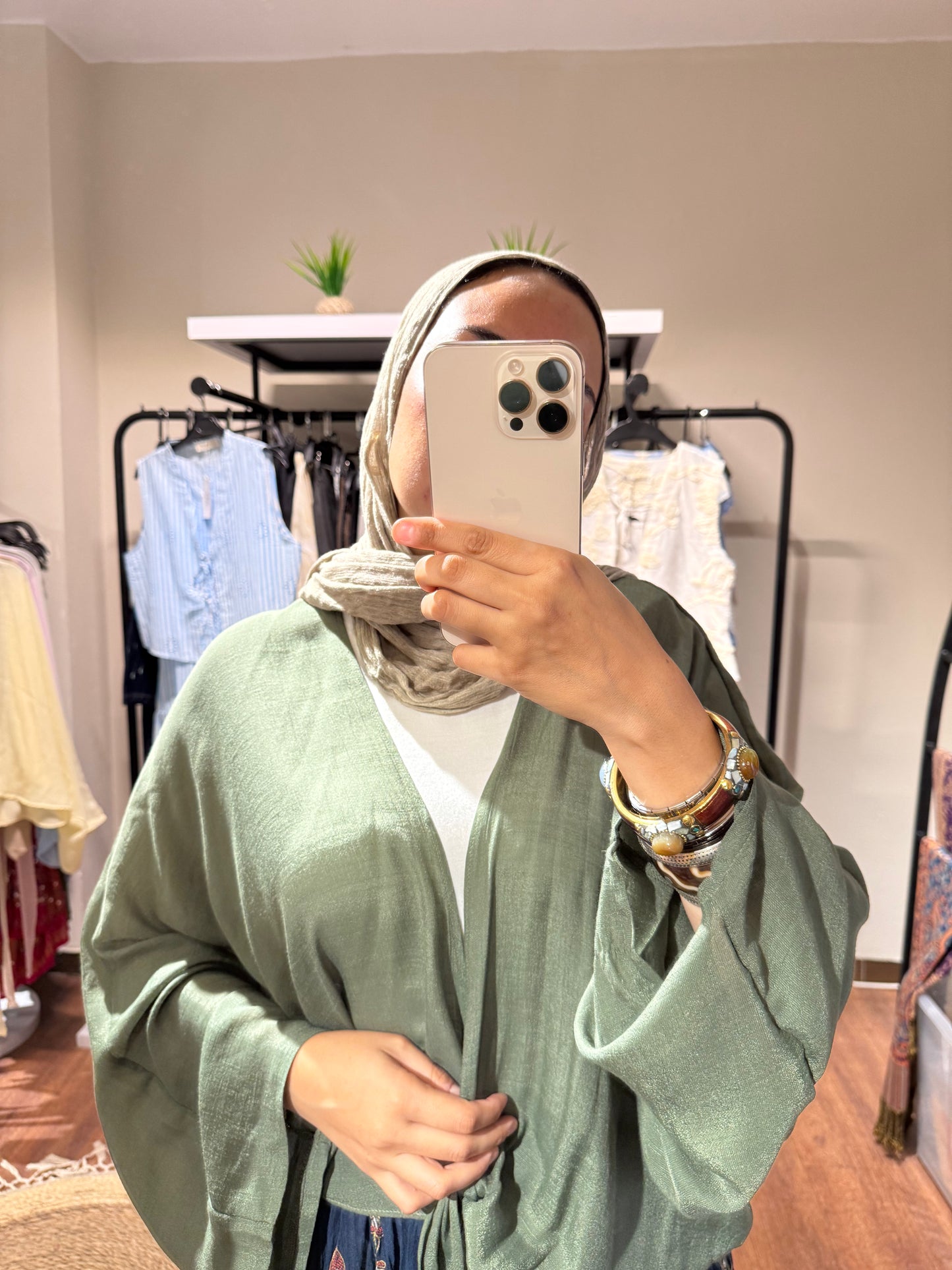 Flowy Wrap Blouse