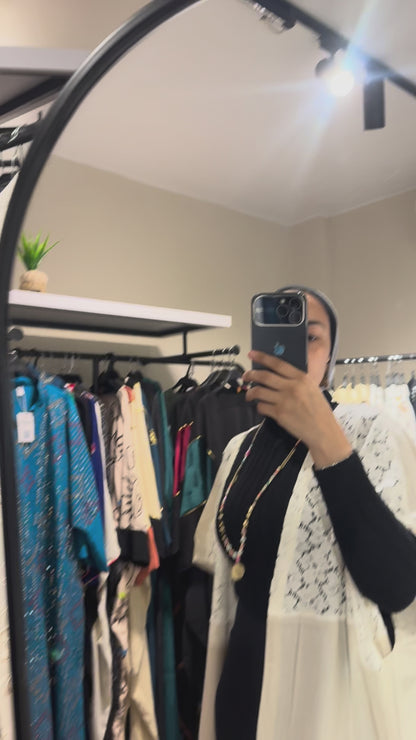 Linen x Dentelle Cardigan