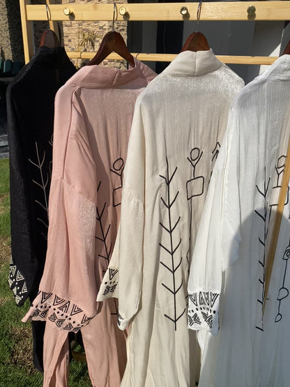 Soft Organza Long Cardigan